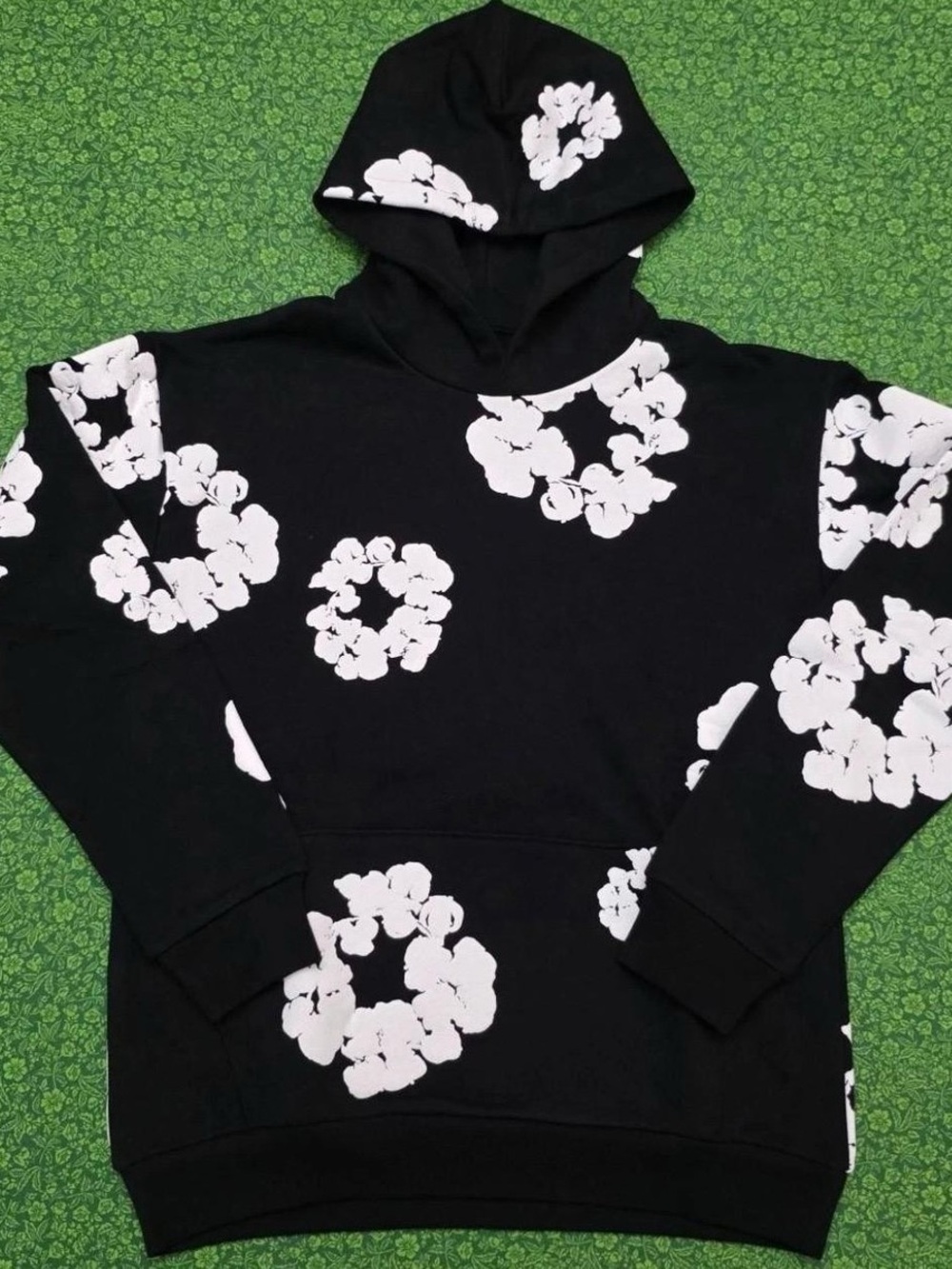 Black Mens Denim Tears Hoodie